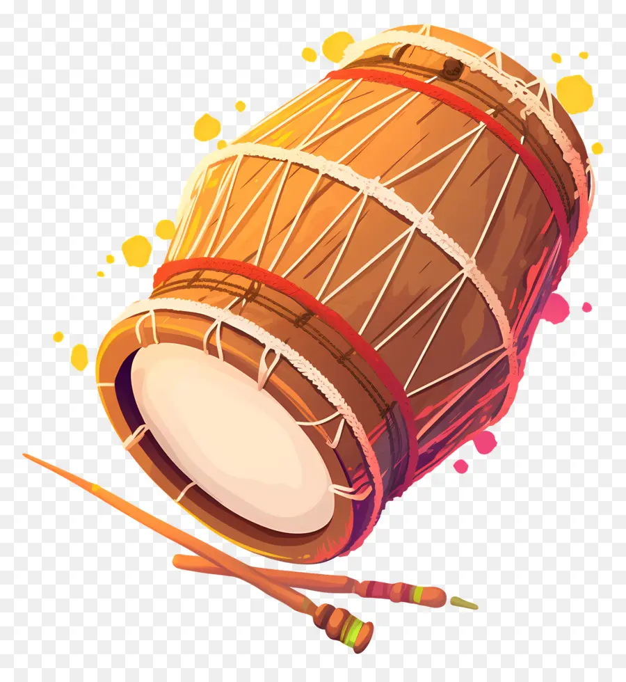 Dhol Lohri，Tambour PNG