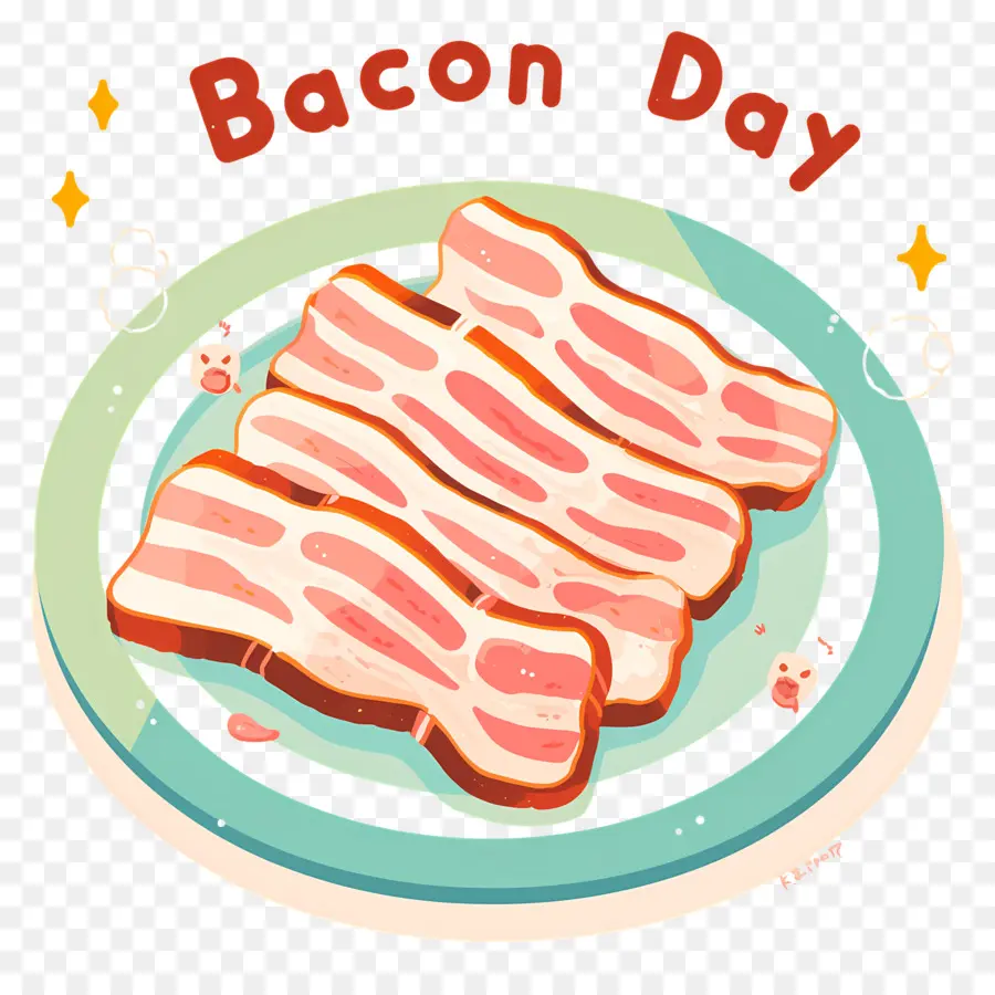 Journée Nationale Du Bacon，Assiette Du Jour Du Bacon PNG