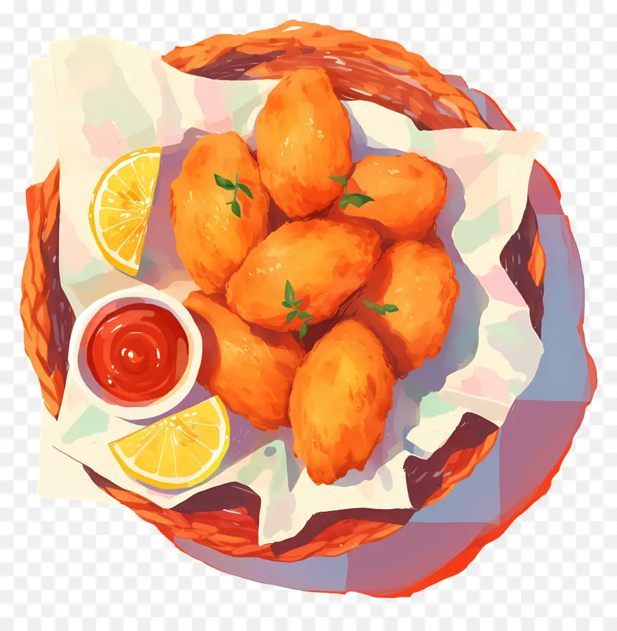 Nuggets De Poulet Frits，Nuggets Frits PNG