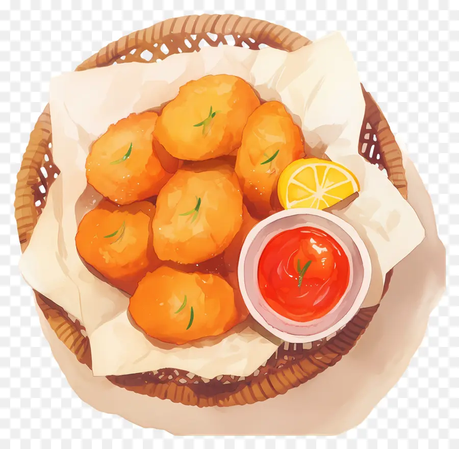 Nuggets De Poulet Frits，Nuggets Frits PNG