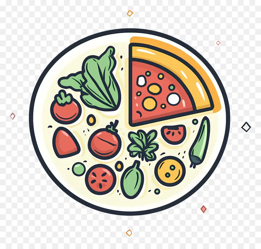 Logo Alimentaire，Pizza Et Légumes PNG