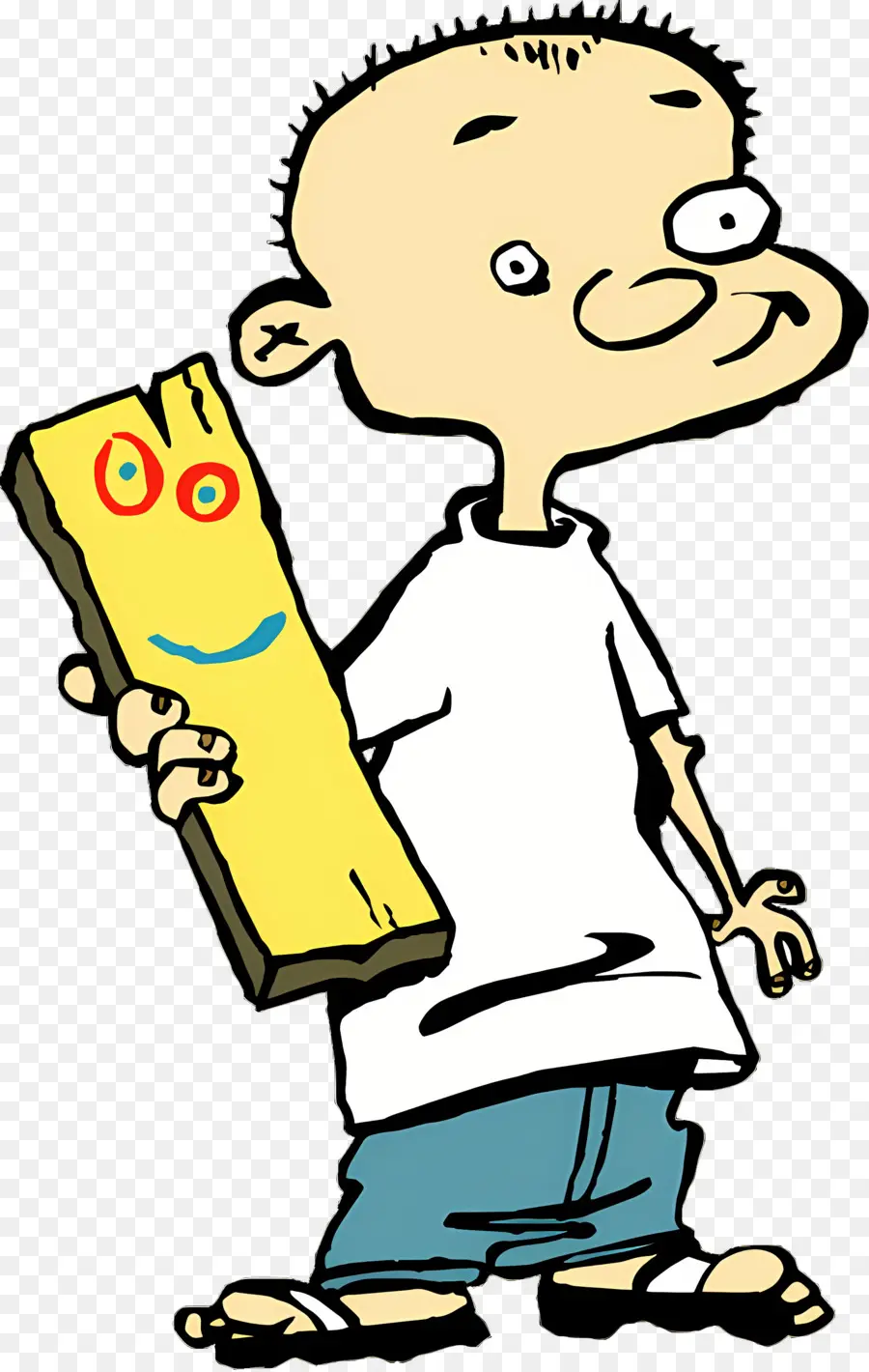 Ed Edd Et Eddy，Garçon Avec Planche PNG