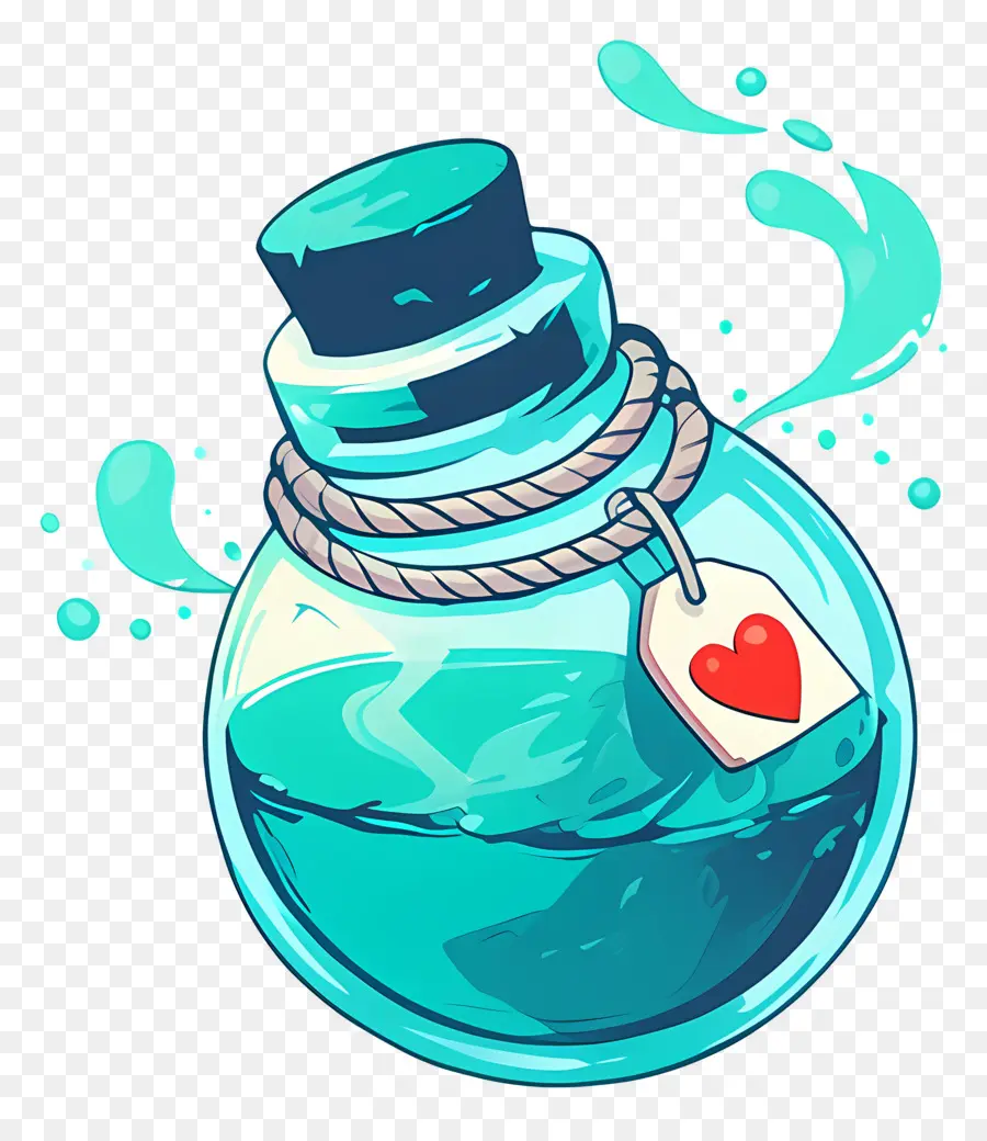 Philtre D'amour，Potion D'amour Bleue PNG