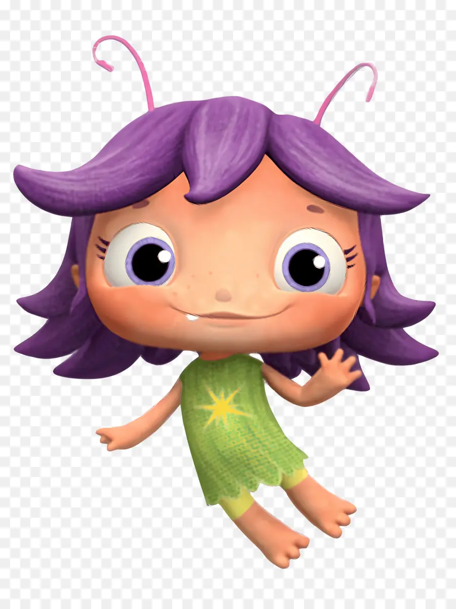 Wallykazam，Fée Violette PNG