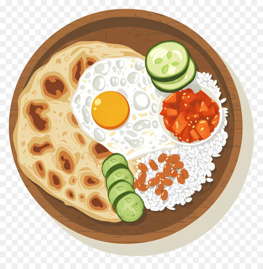 Nasi Lemak，Riz Et Oeuf PNG