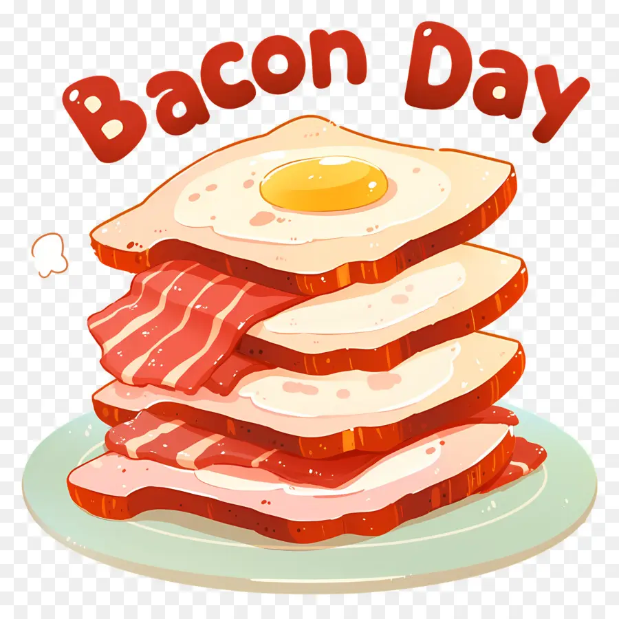 Journée Nationale Du Bacon，Bacon Et œufs PNG