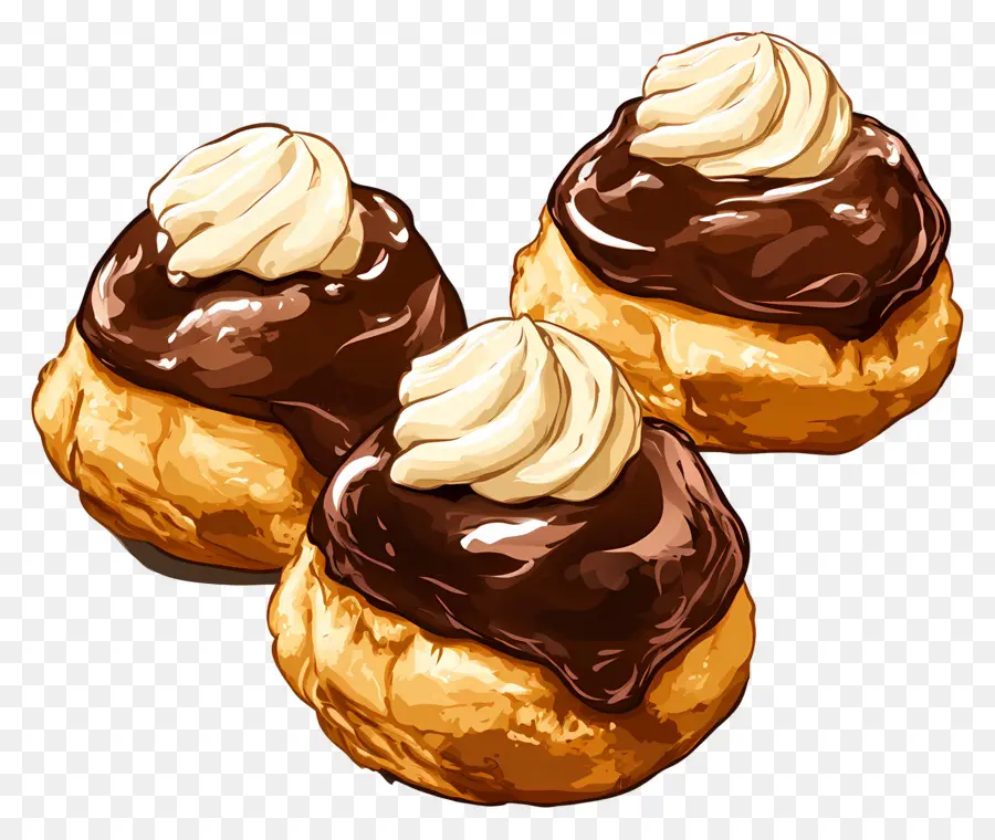 Profitérole，Choux à La Crème PNG