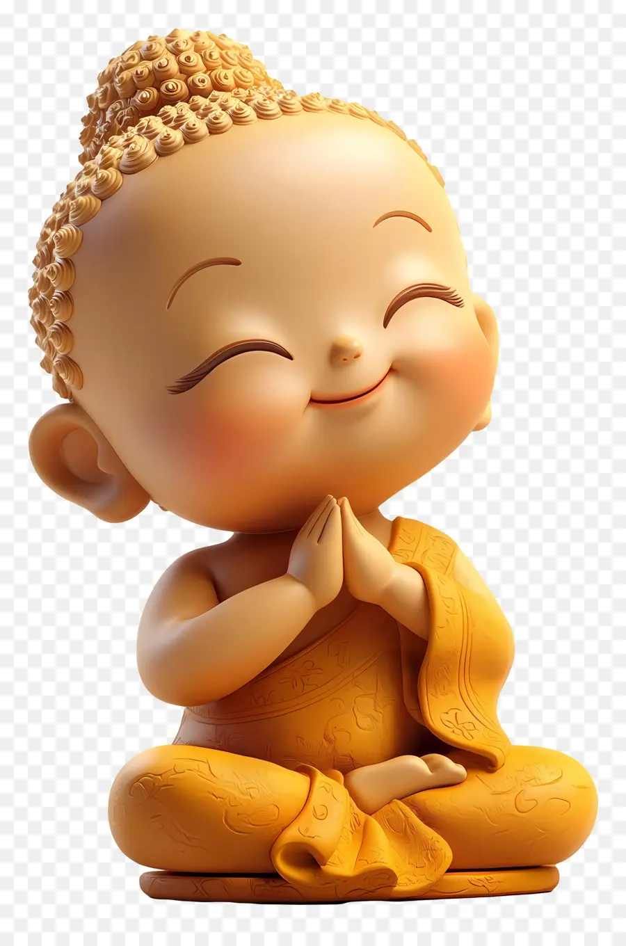 Bouddha Mignon，Bouddha En Prière PNG