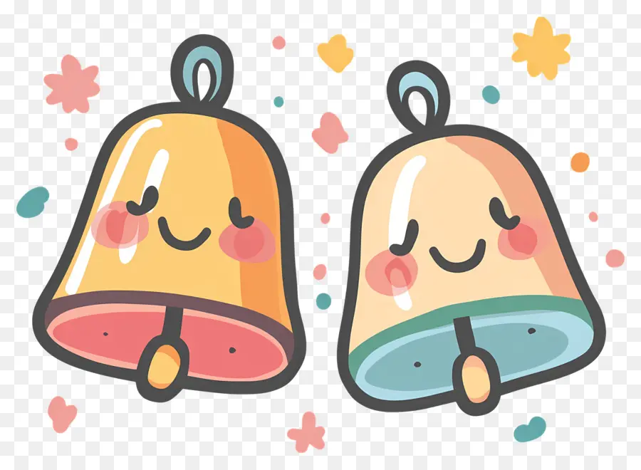 Cloches De Noël，Cloches Mignonnes PNG