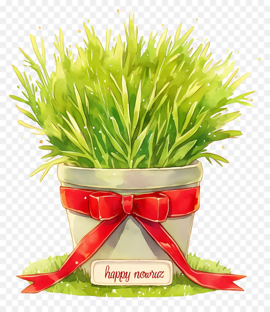 Joyeux Nowruz，Sabzeh Vert PNG