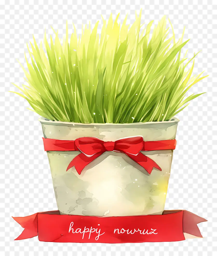 Joyeux Nowruz，Herbe Verte PNG