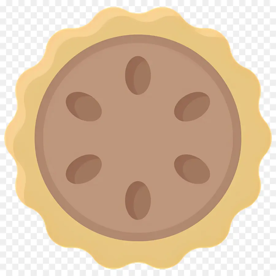 Tarte Aux Pacanes，Biscuit Rond PNG