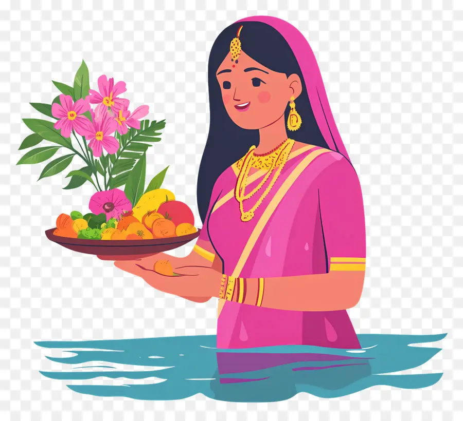 Chhath Puja，Femme PNG