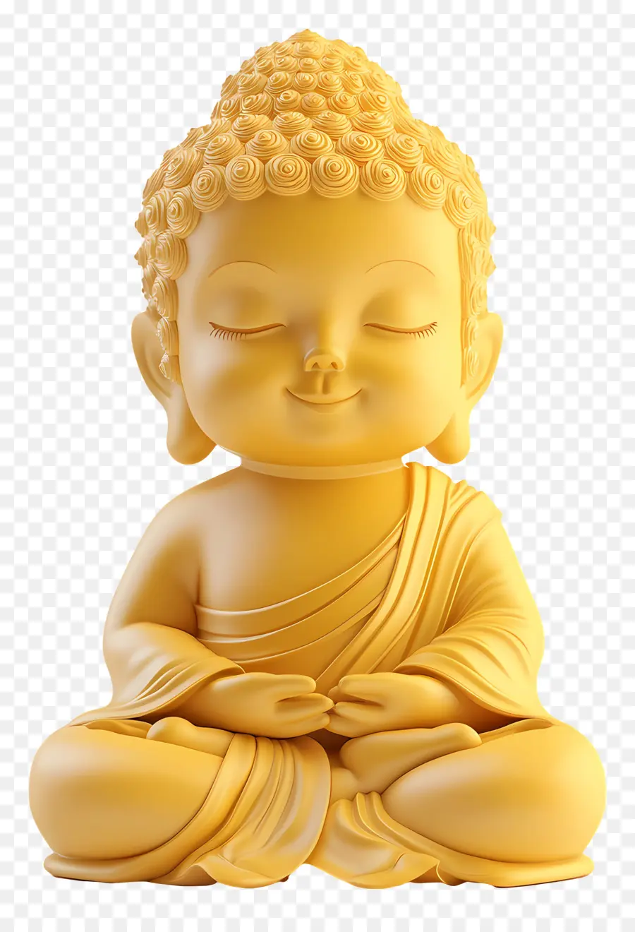 Bouddha Mignon，Statue De Bouddha En Bronze PNG