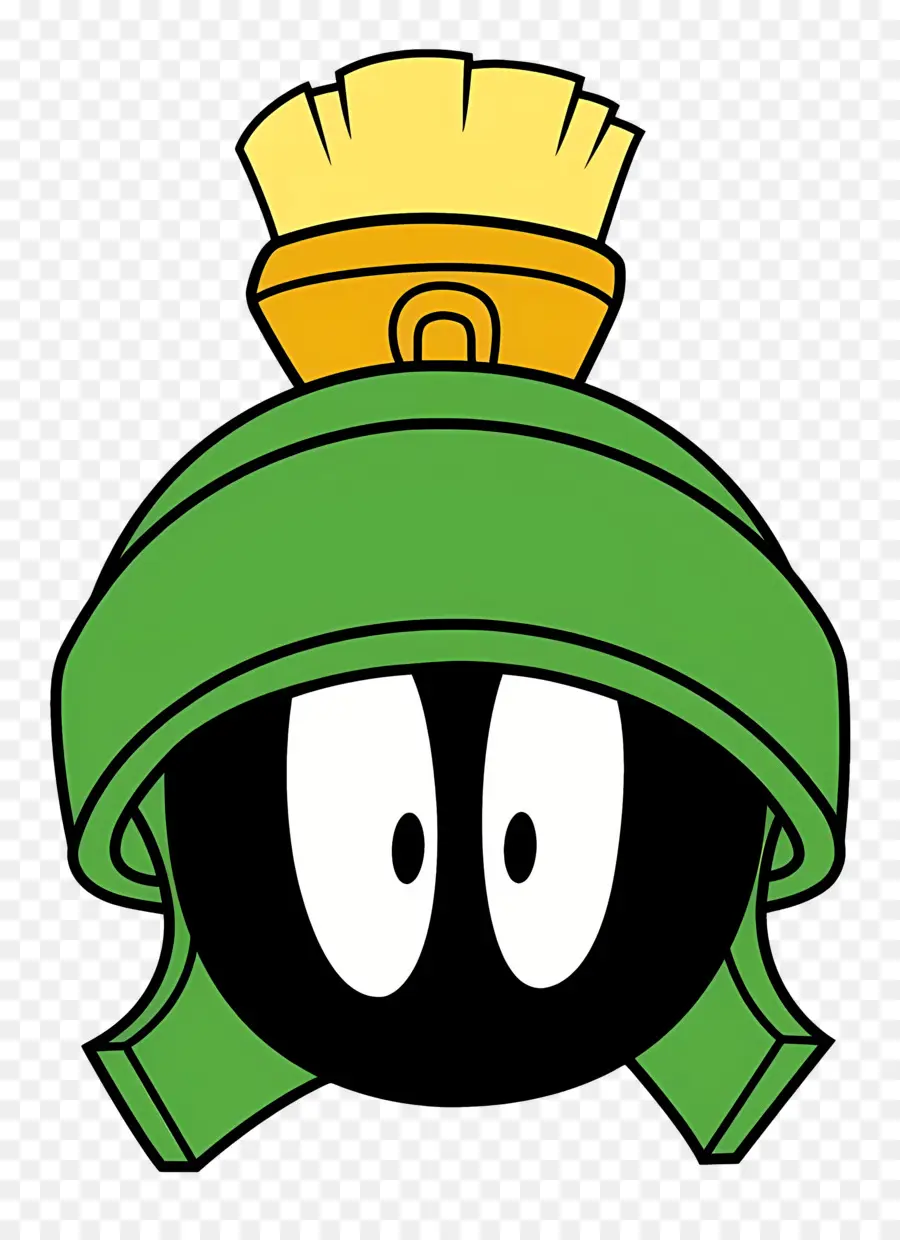 Marvin Le Martien，Tête De Personnage De Dessin Animé PNG