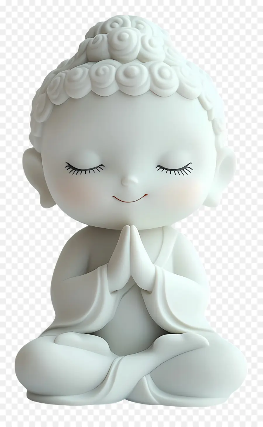 Bouddha Mignon，Personnage Méditant PNG