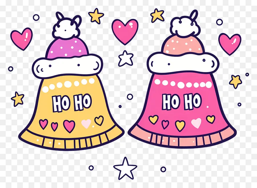 Cloches De Noël，Ho Ho PNG