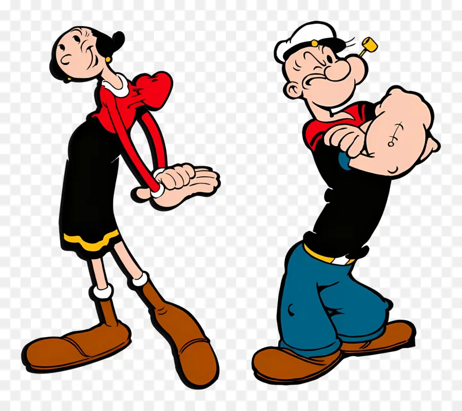 Popeye，Couples De Dessins Animés PNG