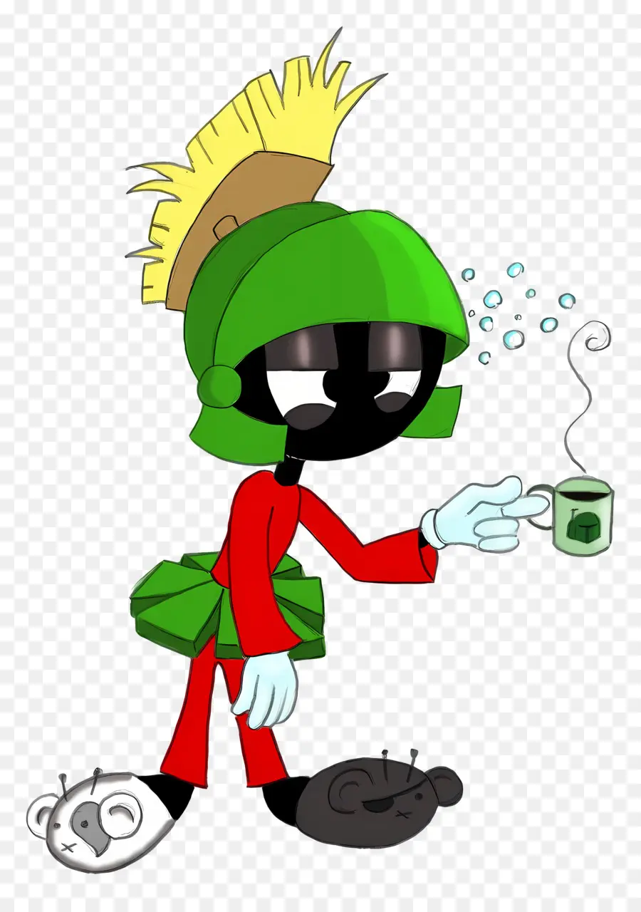 Marvin Le Martien，Personnage De Dessin Animé PNG