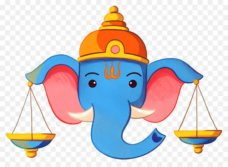 Ganesh Chaturthi，Éléphant Bleu PNG