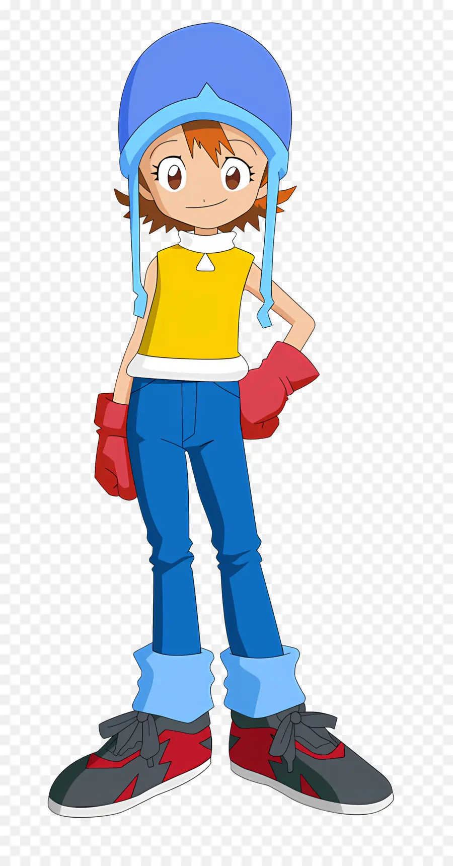 Saison Digimon，Personnage D'anime Avec Casque PNG