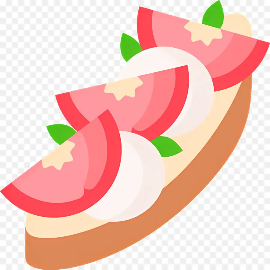 Bruschetta，Caprese PNG