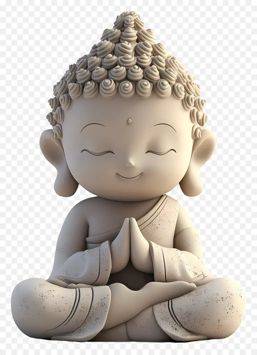 Bouddha Mignon，Statue De Bouddha En Bronze PNG