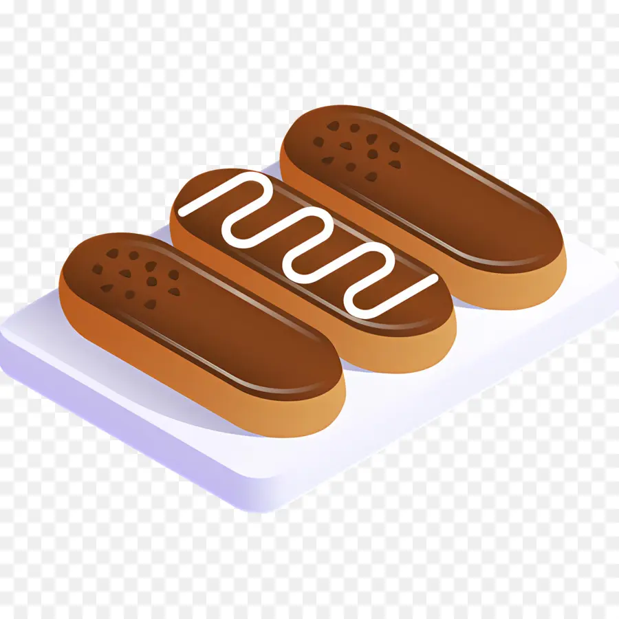 éclair，Éclairs Au Chocolat PNG