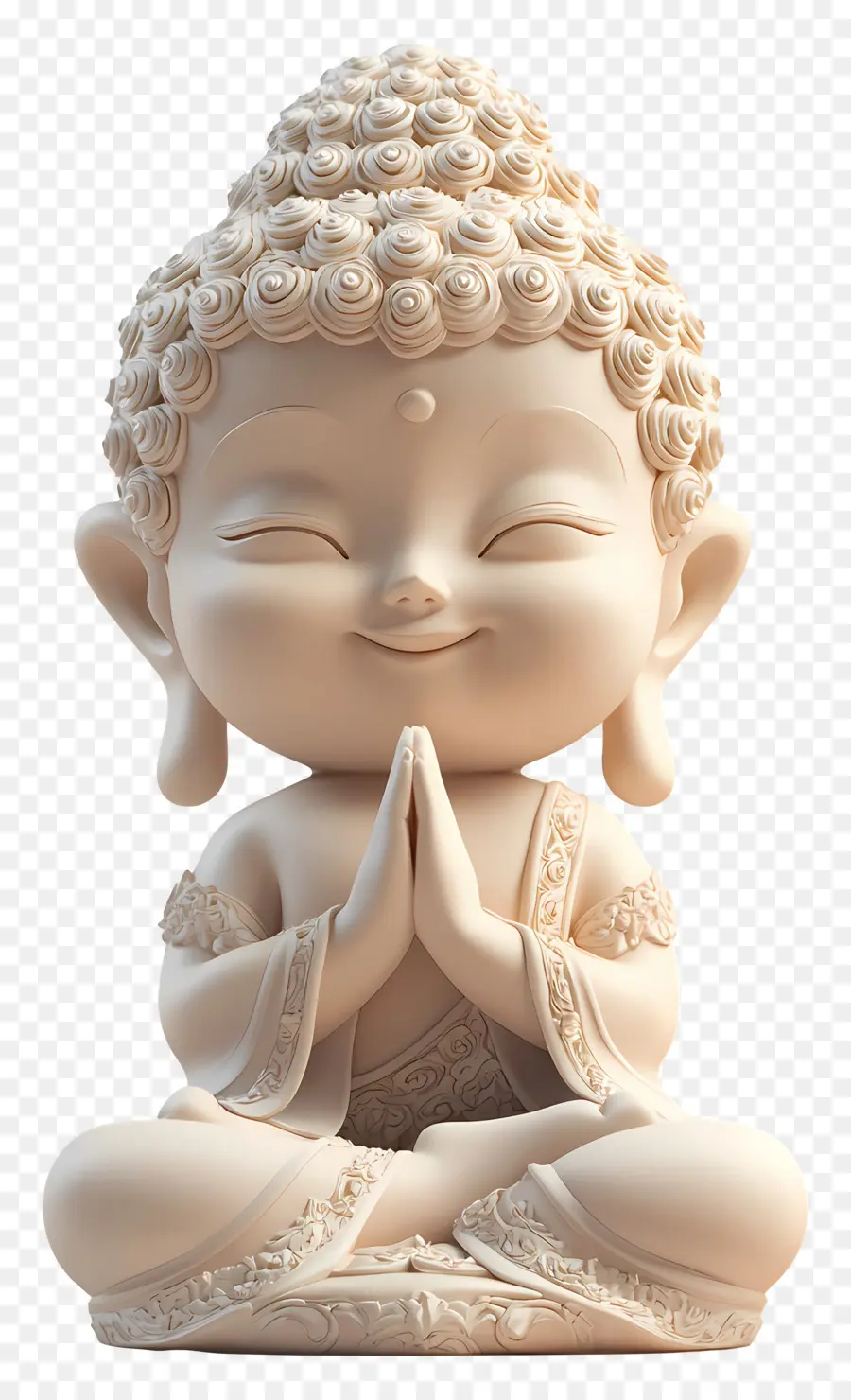 Bouddha Mignon，Bouddha En Prière PNG