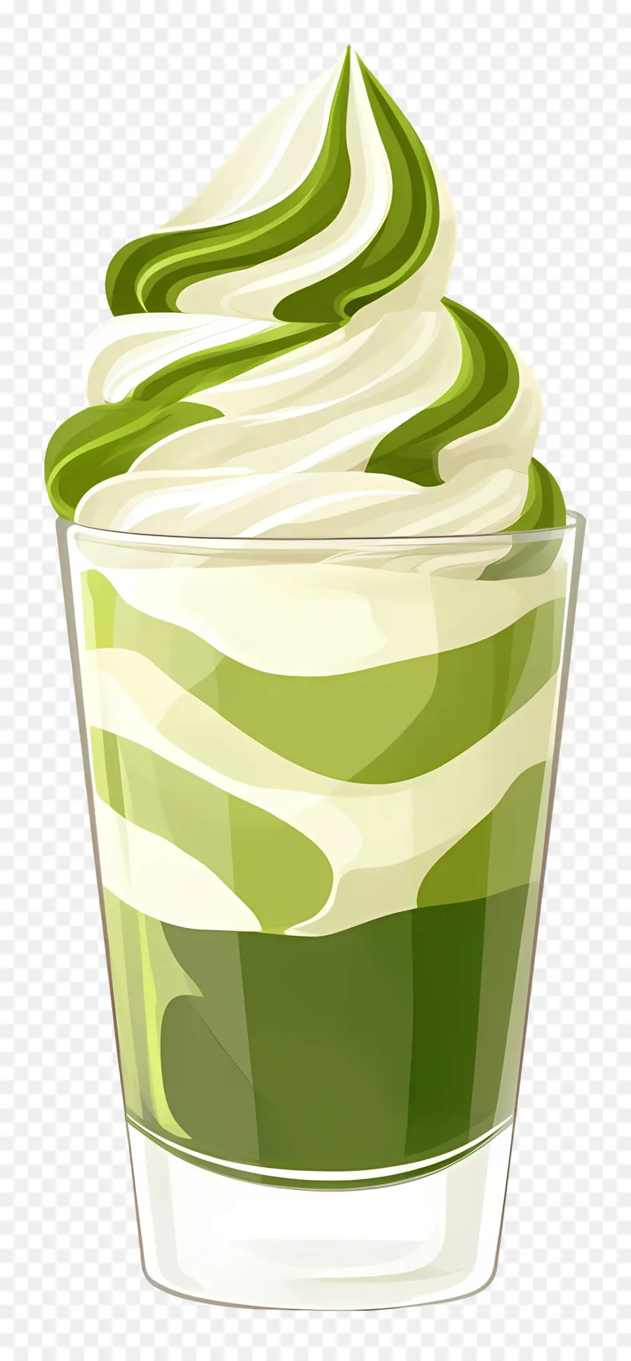 Journée Nationale Du Parfait，Dessert Vert Avec Tourbillon PNG