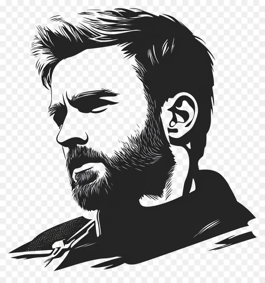 Chris Evans，Portrait Noir Et Blanc PNG