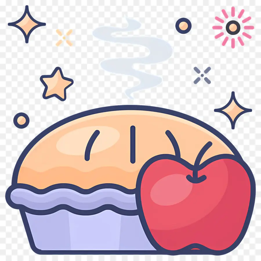 Tarte Aux Pommes，Cuit PNG