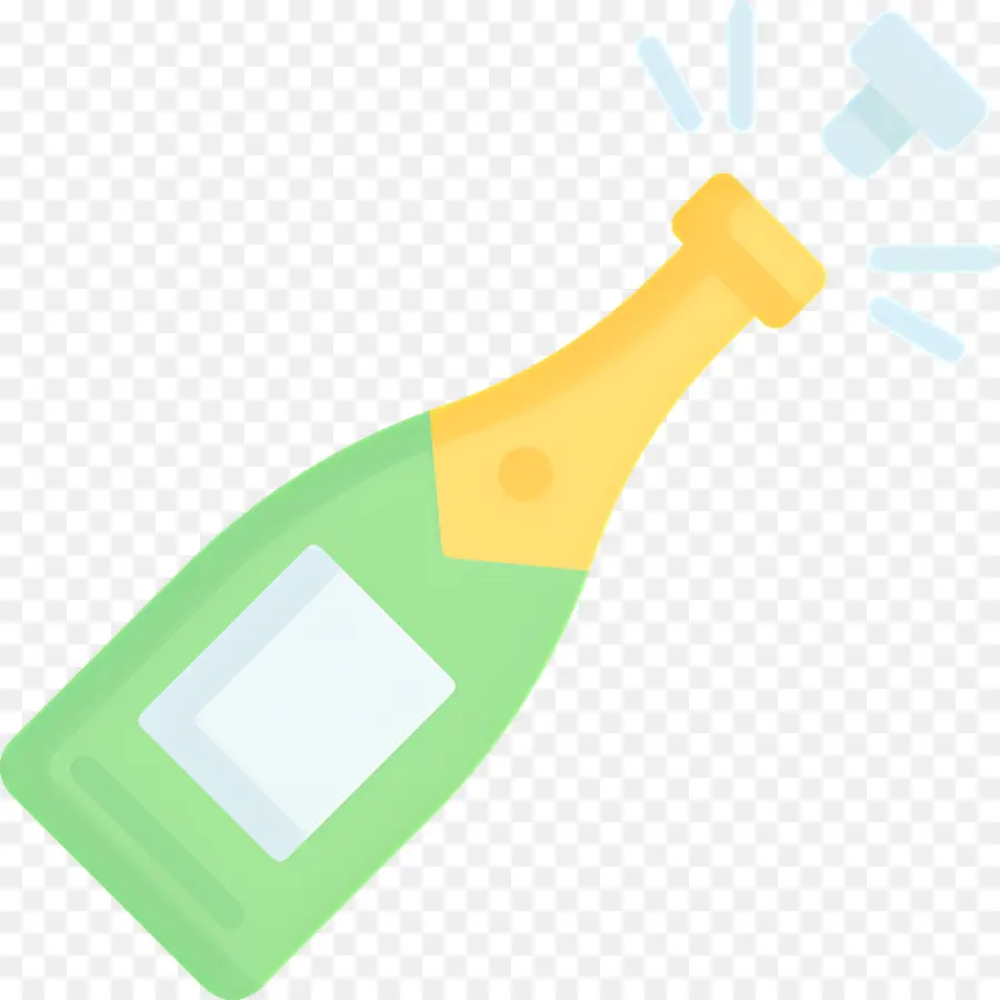 Bouteille De Champagne，Bouteille éclatante PNG