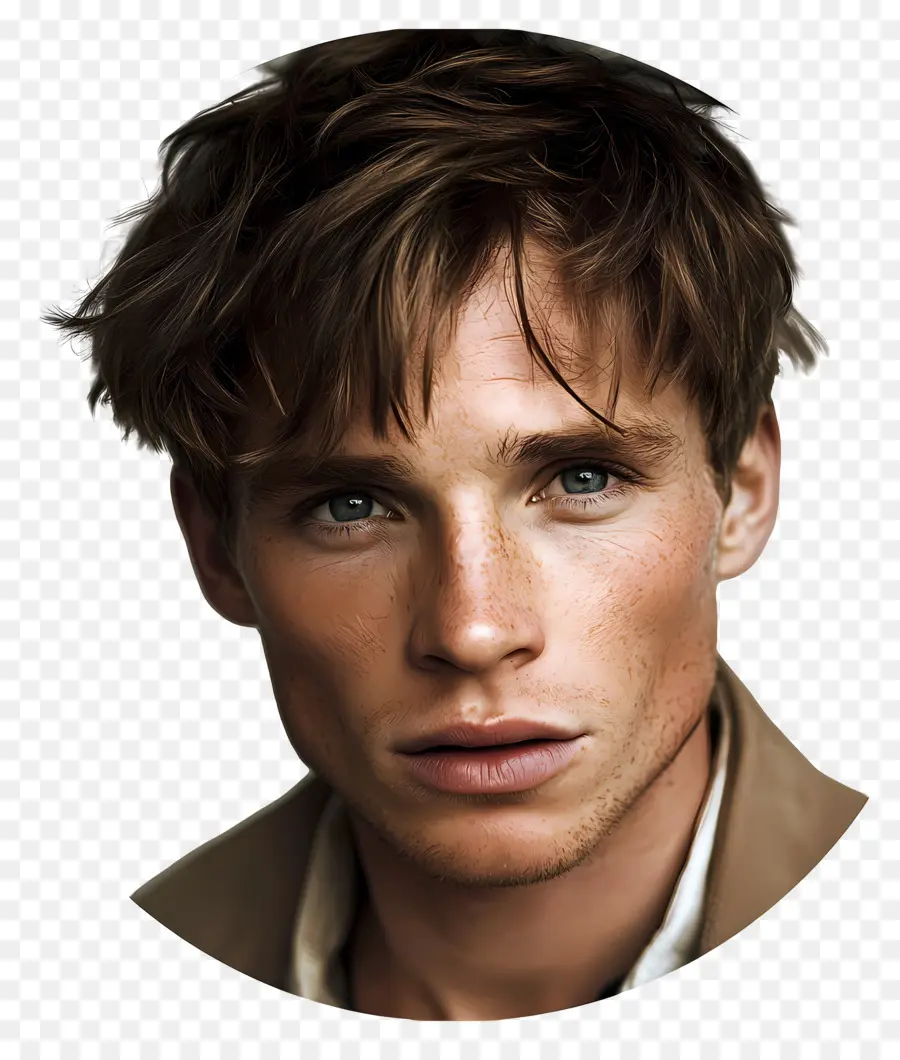 Eddie Redmayne，Portrait Réaliste PNG