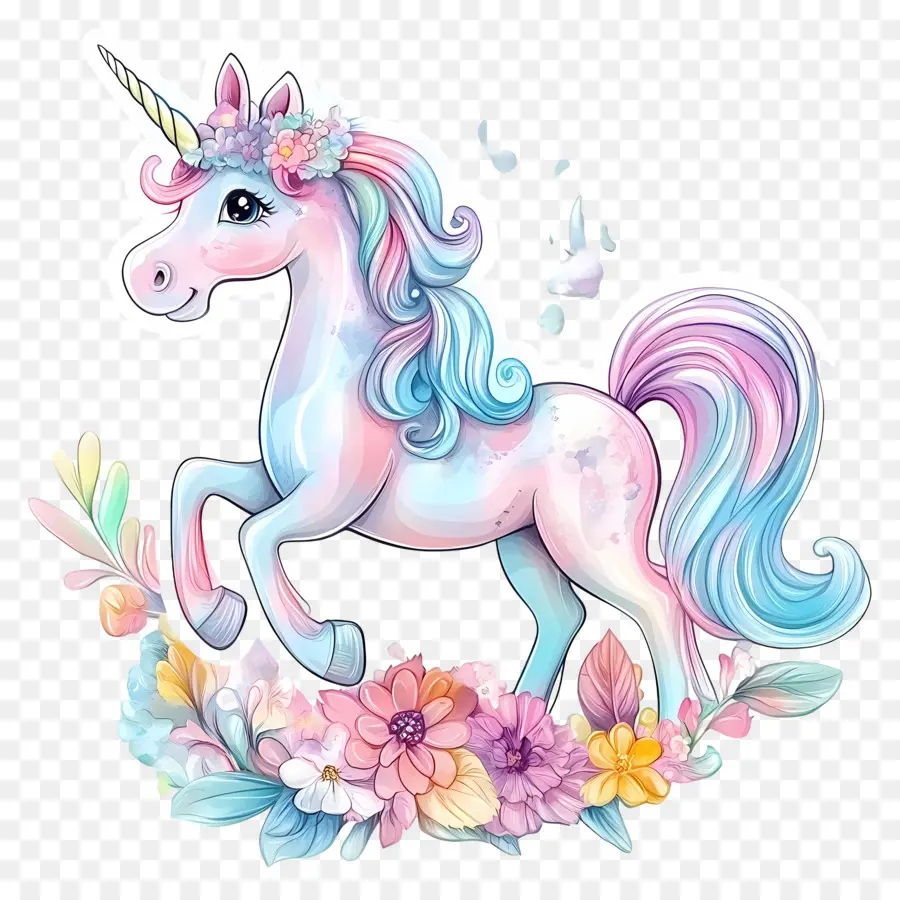 Licorne Pastel，Licorne PNG