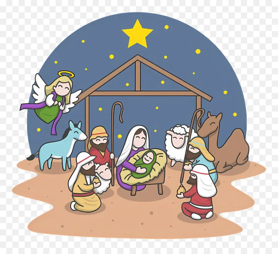 Crèche De Noël，Crèche PNG