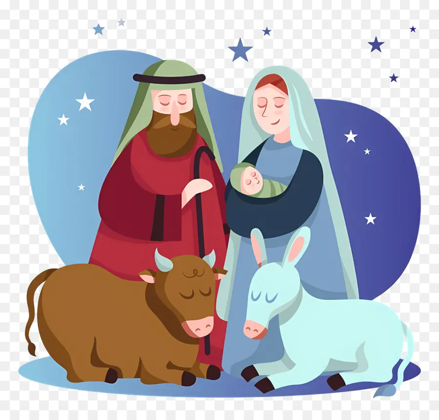 Crèche De Noël，Crèche PNG