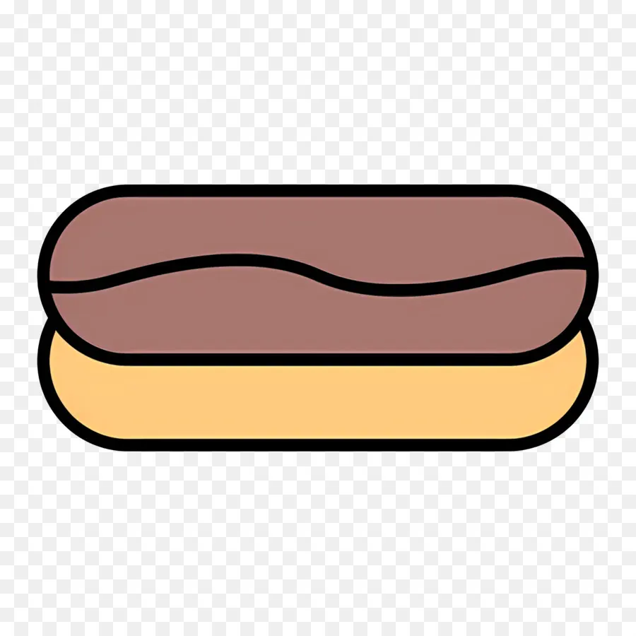 éclair，Icône D'éclair Au Chocolat PNG