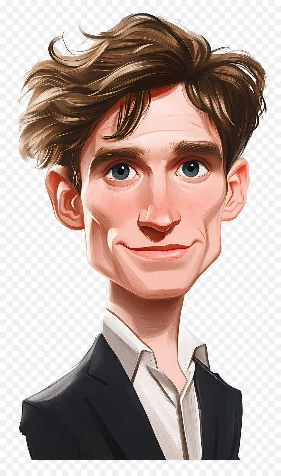 Eddie Redmayne，Caricature PNG