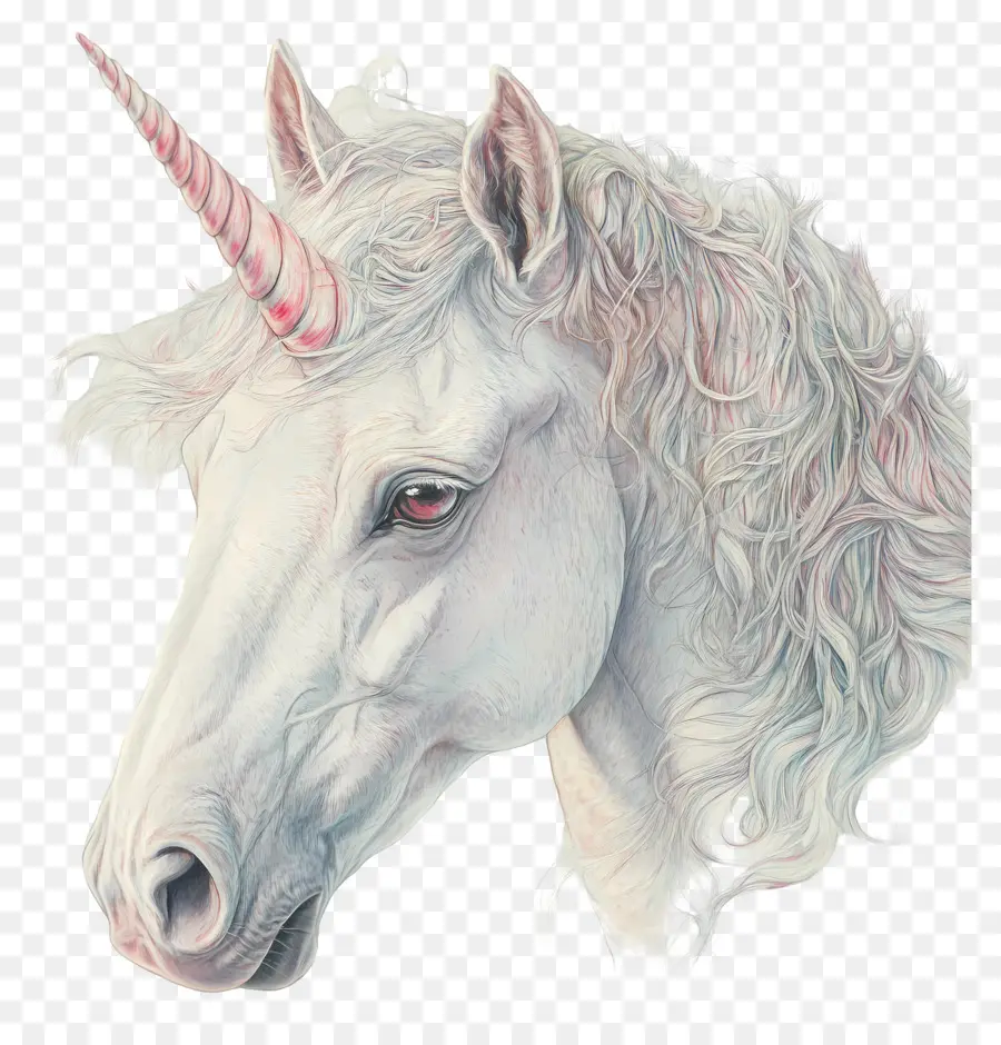 Licorne Pastel，Licorne Blanche PNG