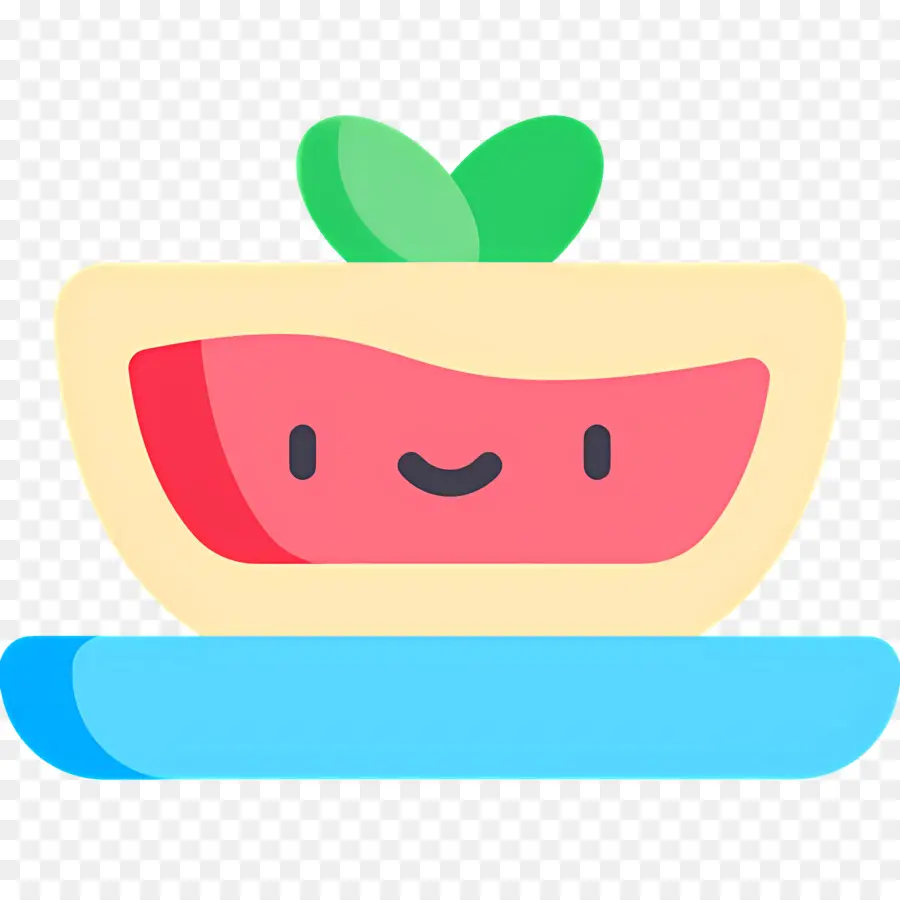 Gazpacho，Bol Avec Sourire PNG