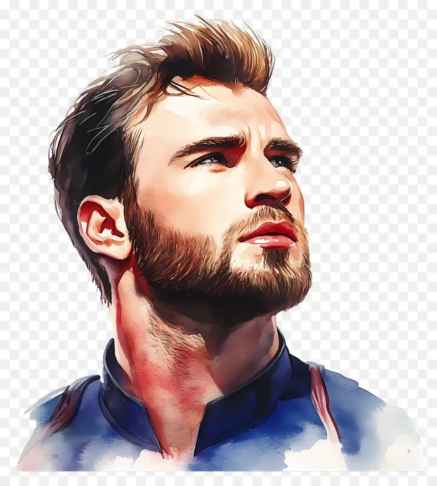 Chris Evans，Illustration De Portraits PNG