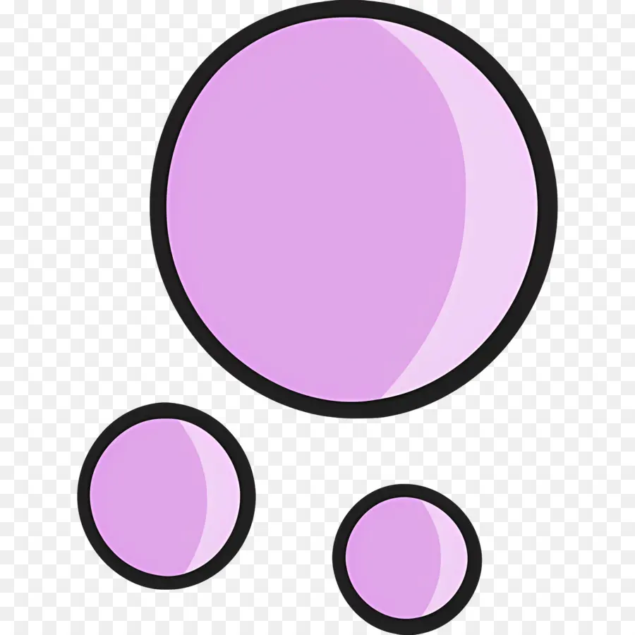 Bulles D'air，Bulles Violettes PNG