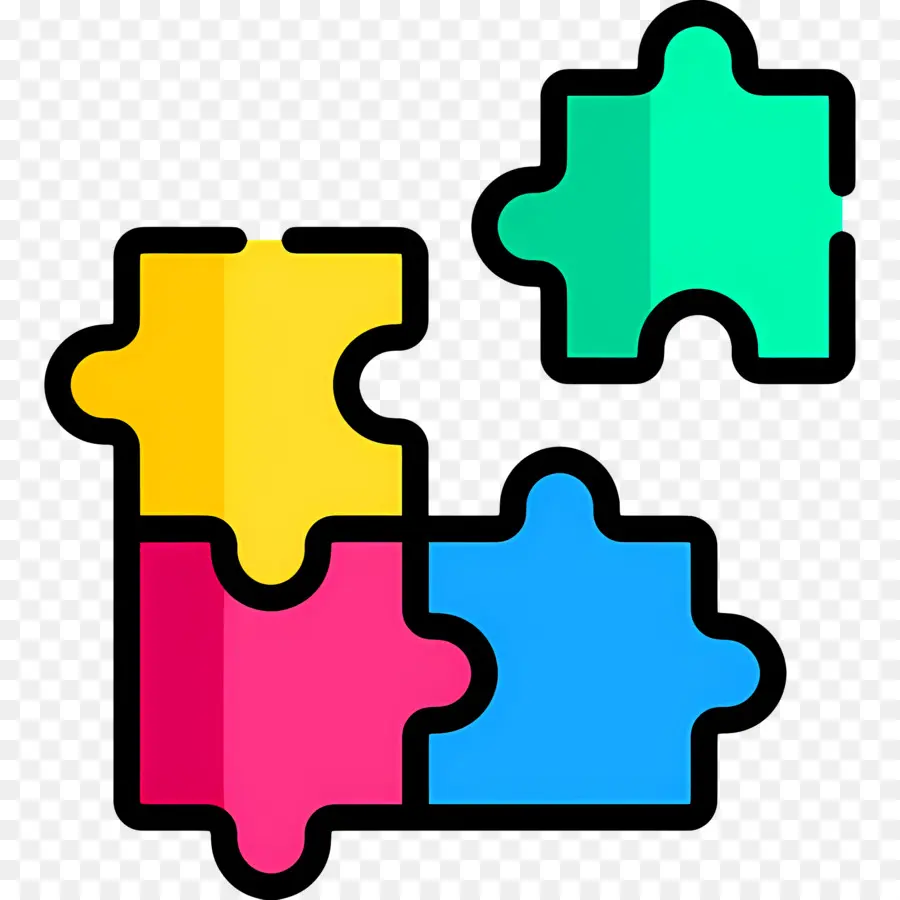 Collaboration，Pièces De Puzzle PNG