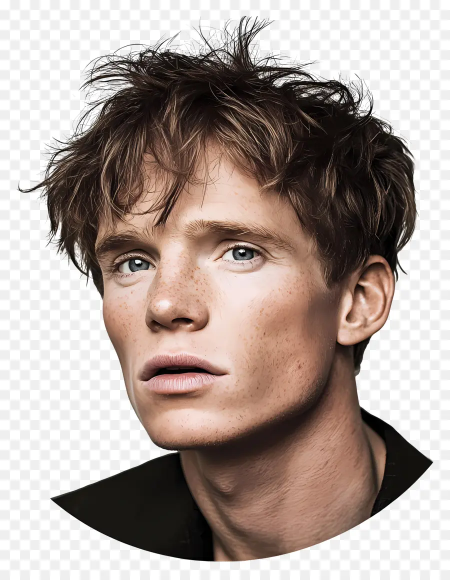 Eddie Redmayne，Portrait Réaliste PNG