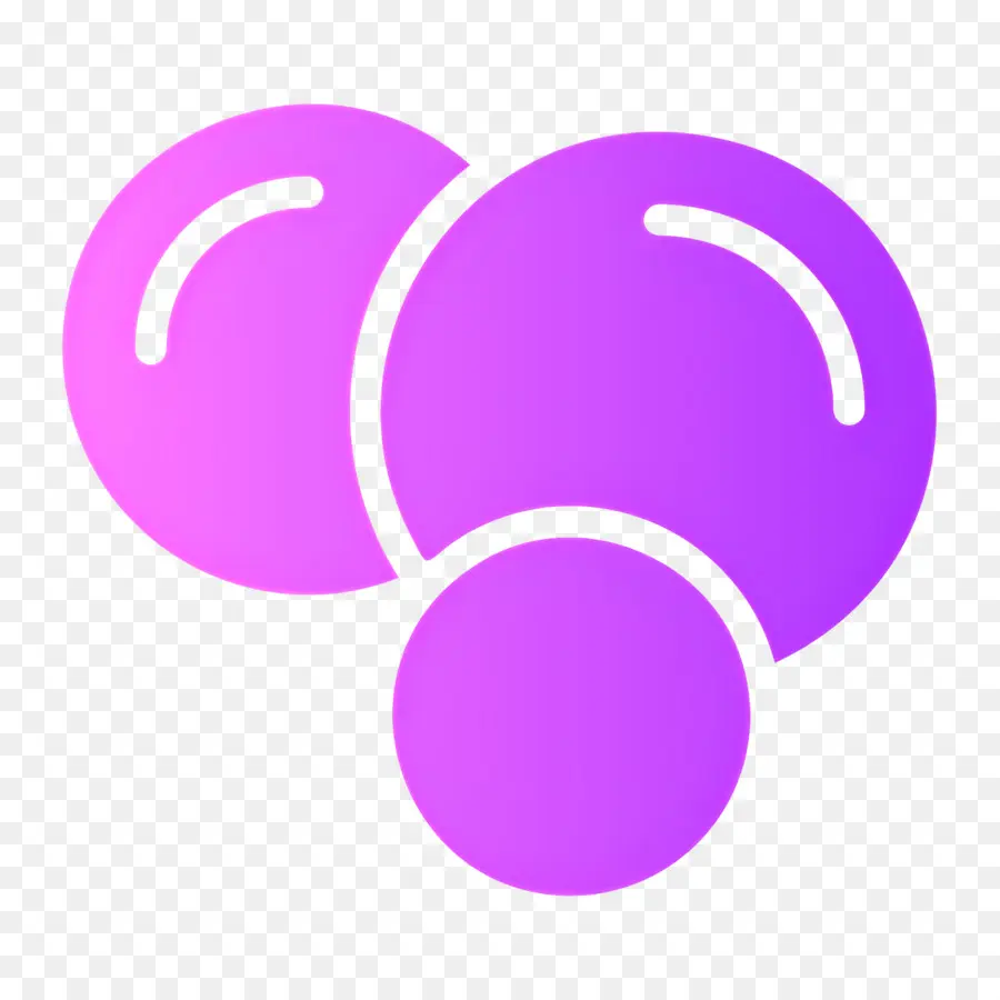 Bulles D'air，Bulles Violettes PNG