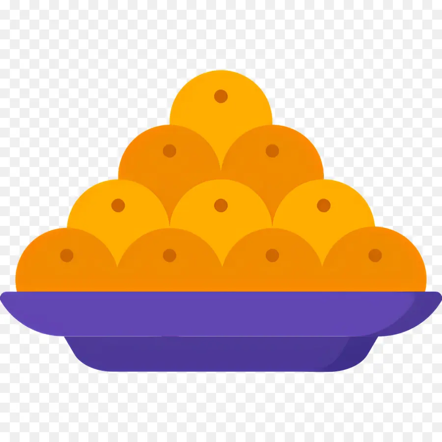 Bonbons De Diwali，Boules Oranges PNG