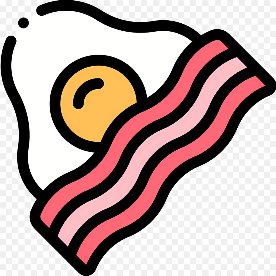 Bacon Et Oeufs，Bacon Et Oeuf PNG