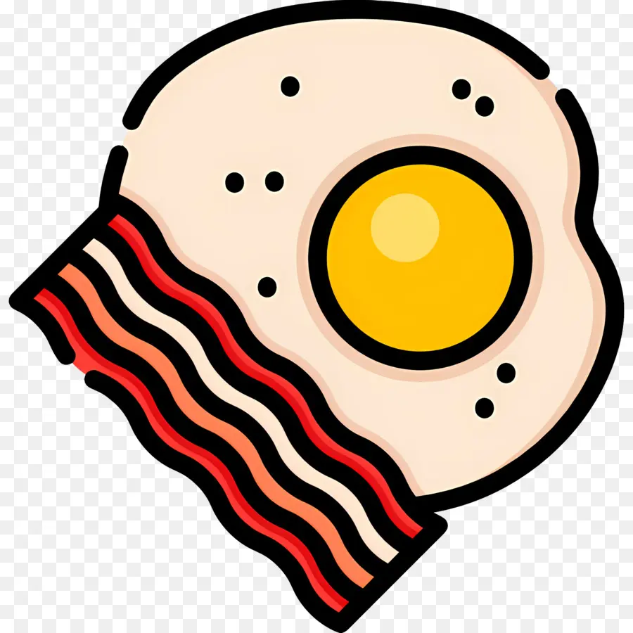 Bacon Et œufs，Oeuf Et Bacon PNG