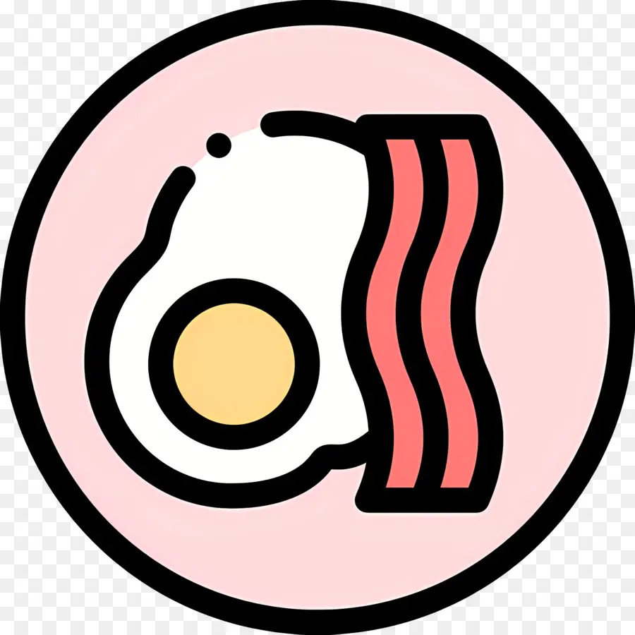 Bacon Et œufs，Petit Déjeuner PNG